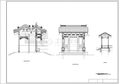 【建筑施工图】[北京]某四合院建筑施工图(经典仿古建筑)-常用檐口外墙图_土木在线