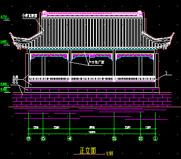 仿古建筑施工图免费下载 - 园林古建