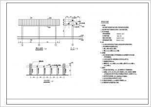 某带牌坊木结构仿古草堂全套施工图